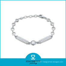 Wholesale 925 Silver CZ Crysyal Jewelry Bracelet (SH-B0006)